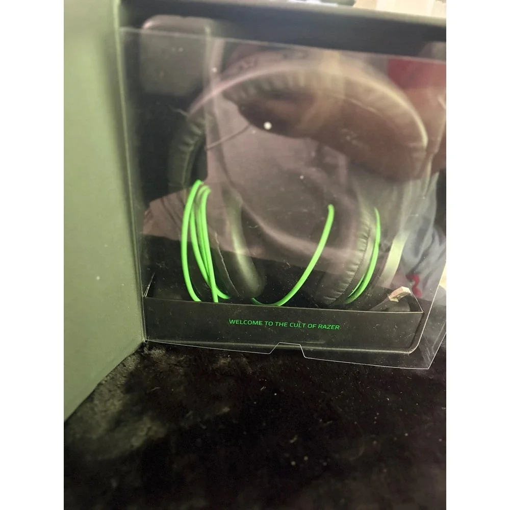Razer Kraken USB Gaming Headset Black Virtual Surround Sound PC Mac PS4 New